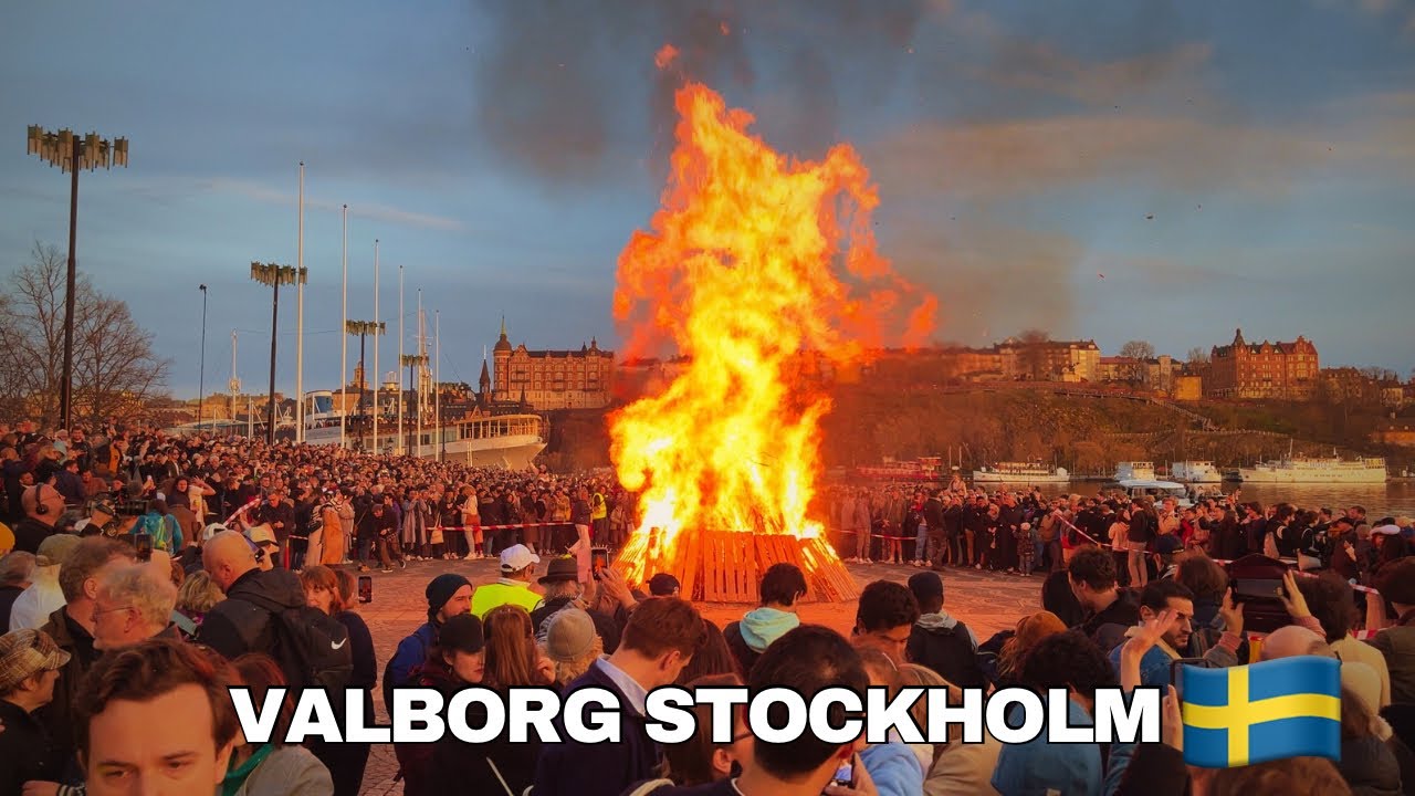 Valborg på Riddarholmen 2024 | Walpurgis Night Stockholm - YouTube