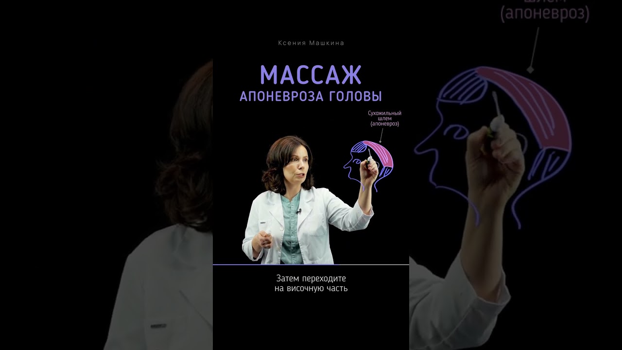 Массаж апоневроза головы