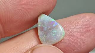 Black-Kristallopal, Lightning Ridge Opal 001981 s