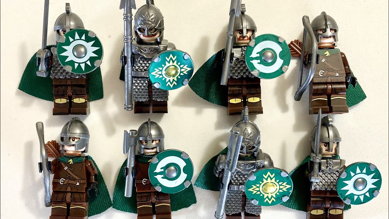 LEGO New Rohan Soldier l Minifigure Collection l The Lord of the Rings ...
