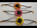 DIY-TAKI TASARIM RENKLİ ÇİÇEK BİLEKLİK/COLORFUL FLOWER BRACELET