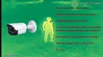 Thermal Network Mini Hybrid Bullet Camera
