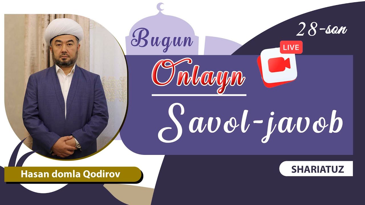 Савол-жавоблар 28-сон | 17.09.2022  | #LIVE