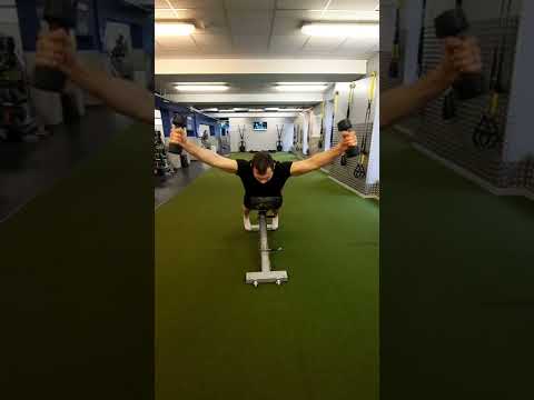 Dumbbell incline bench I,Y,T,W