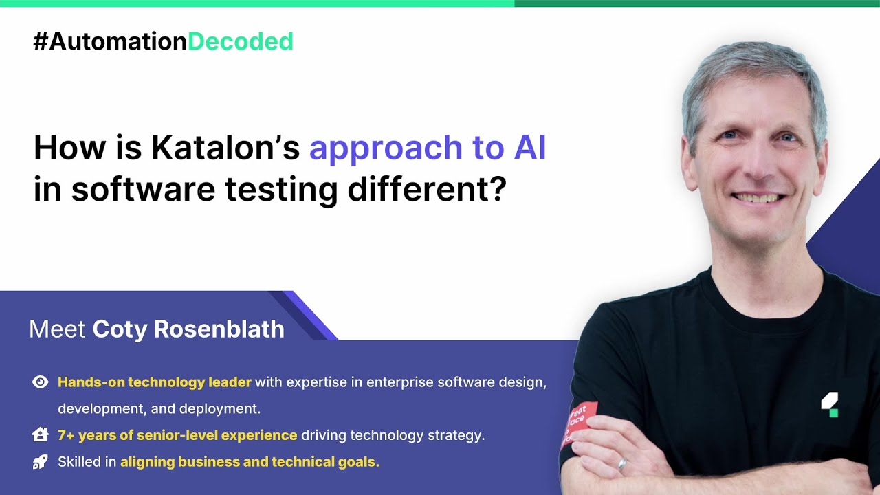 How is Katalon’s approach to AI in software testing different?