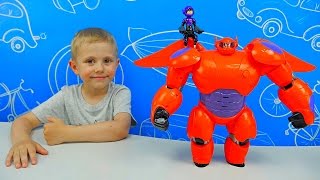 Робот БЭЙМАКС из мультика Город Героев и мальчик Хиро - Big Hero Baymax with Hiro Action figure Робот БЭЙМАКС из мультика Город Героев и мальчик Хиро - Big Hero Baymax with Hiro Action figure
