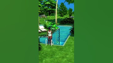 Building an Underwater Bedroom 🌊 #thesims4 #shorts
