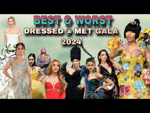 Best & Worst Dressed at MET GALA 2024 || Alia Bhatt || Zendaya || Shakira || Nicki Minaj || Cardi B