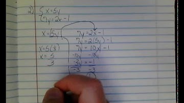 (2) L6-2 Solving Systems by Substitution