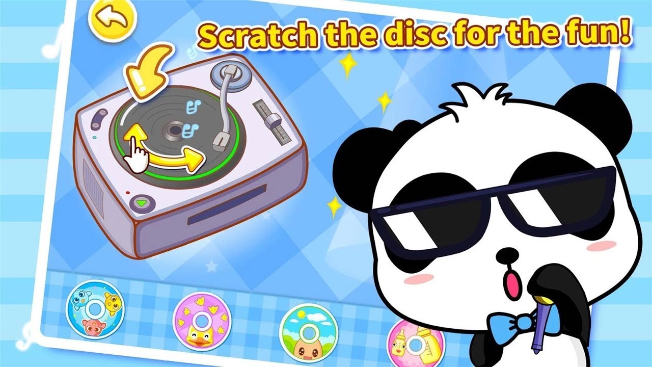 My Little DJ ( by BabyBus Kids Games ) | Time to spin and scratch! Time to play music.