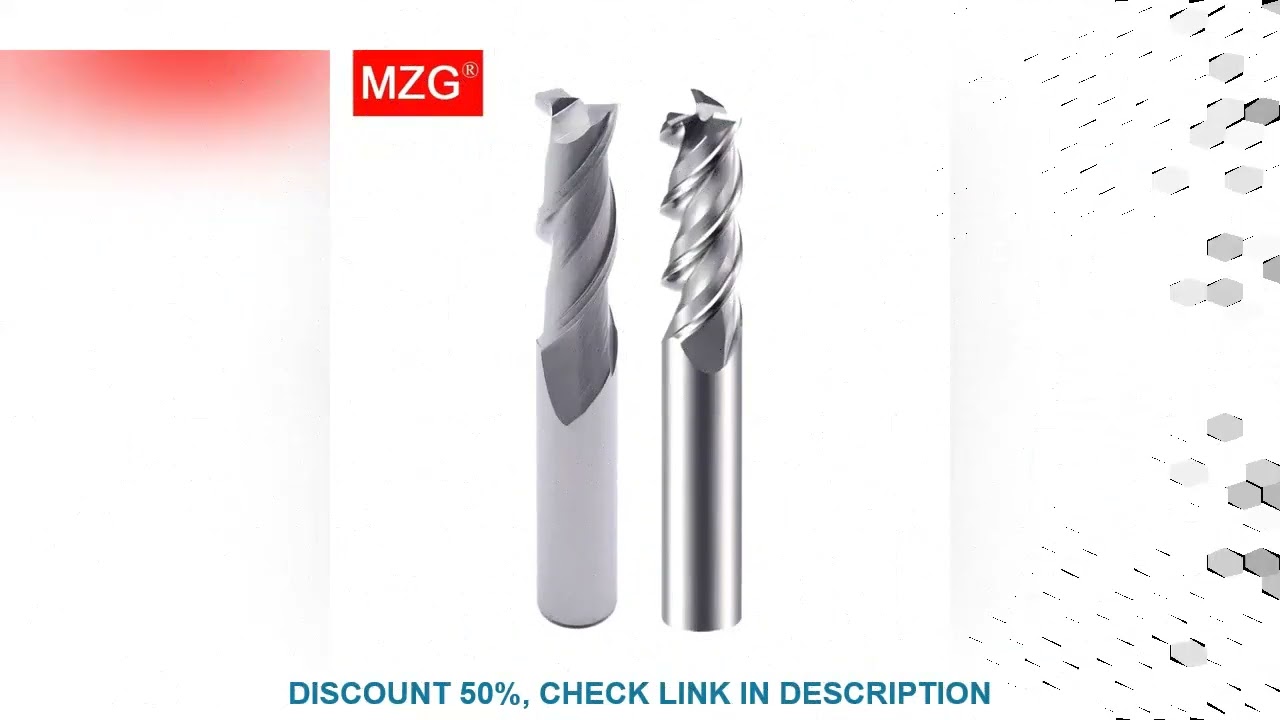 MZG 2Flute 3 Flute Non-Ferrous Aluminum Copper Wood Milling Cutter Alloy Carbide Tool Tungsten Steel