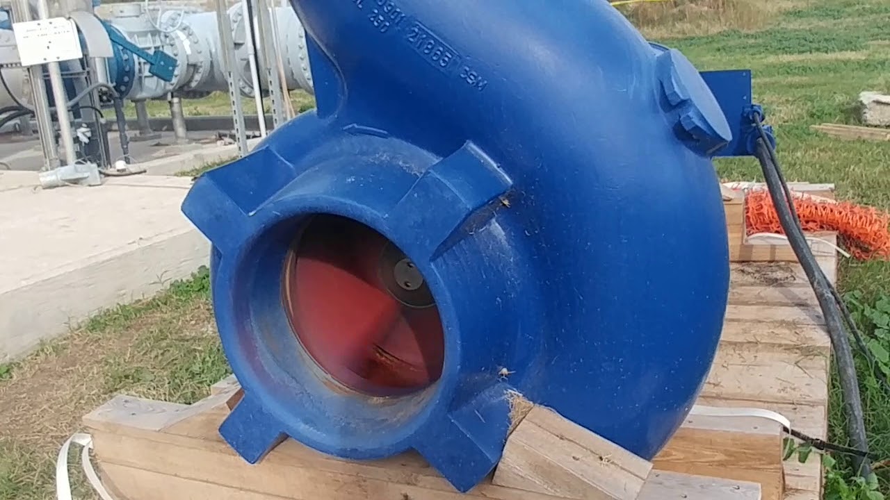 City of Laredo Influent Pump Station 250 HP Pump - YouTube