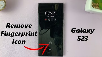 How To Remove Fingerprint Icon From Always On Display On Samsung Galaxy S23
