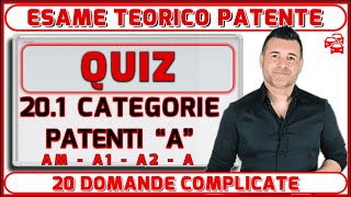 QUIZ - CATEGORIE PATENTI - AM, A1, A2, A screenshot 5