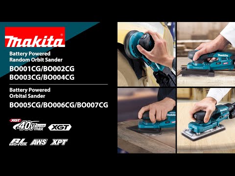 Makita Battery Powered Sander BO001CG_BO002CG_BO003CG_BO004CG_BO005CG_ BO006CG_BO007CG