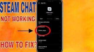 ✅ How To Fix Steam Chat App Not Working 🔴 screenshot 1