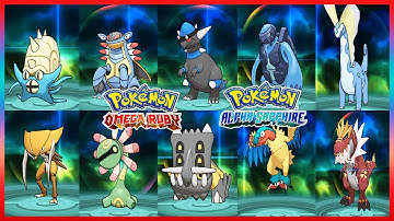 Pokemon OmegaRuby & AlphaSapphire - All Fossil Pokemon Evolves From Gen (1-6)