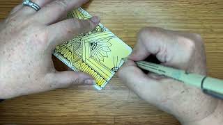 Zentangle Phi Tile