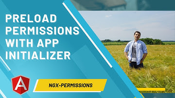 Ngx-permissions Tutorial #2.1 - Preload data with App Initializer