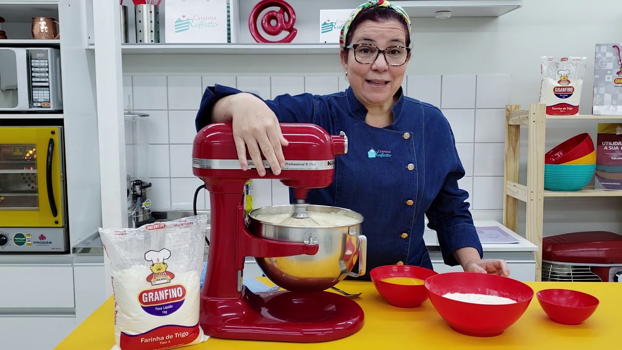 Receita da Massa de Bolo Cristina Ruffatto