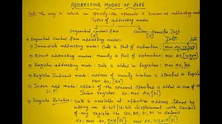 8086 Addressing Modes Explained | All 12 Modes with Examples | Easy