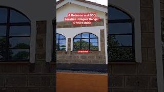 4 Bedroom Bungalow and a Dsq To Let in Ongata Rongai #nairobi  #trending #realestate #viralvideo