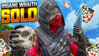 SOLO Wraith INSANE 22 KILLS and 4K Damage Apex Legends