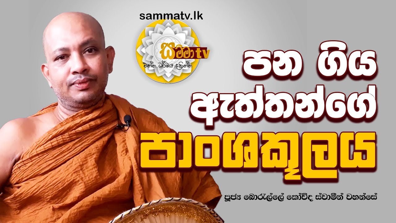 Sammatv.lk|පන ගිය ඇත්තන්ගේ පාංශකූලය|Borelle KovidaThero|Ep,134