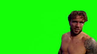 Will Ospreay game on” green screen