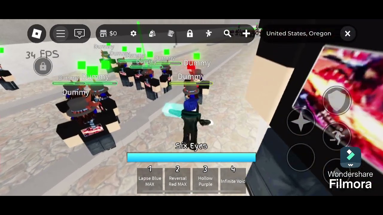 Doing random stuff I'm Jujutsu shenanigans - YouTube