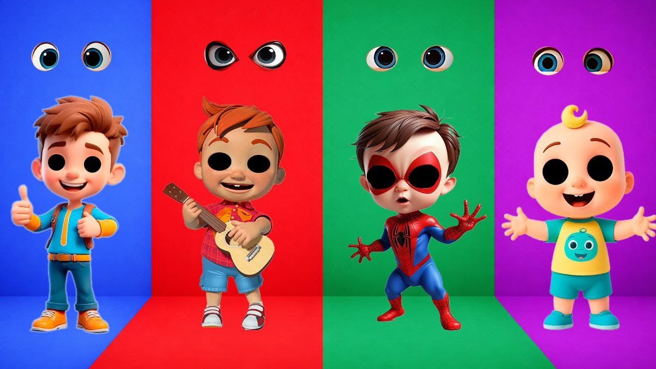 Eyes Swap Dance 💃 | Wrong Eyes Kids Animation