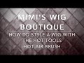 HOW TO STYLE A SYNTHETIC WIG WITH THE HOT TOOLS HOT AIR BRUSH