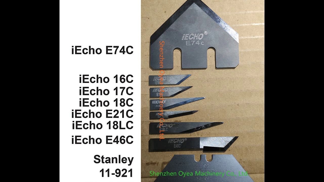 Iecho blades, Iecho knife blade, Iecho plotter blades - YouTube