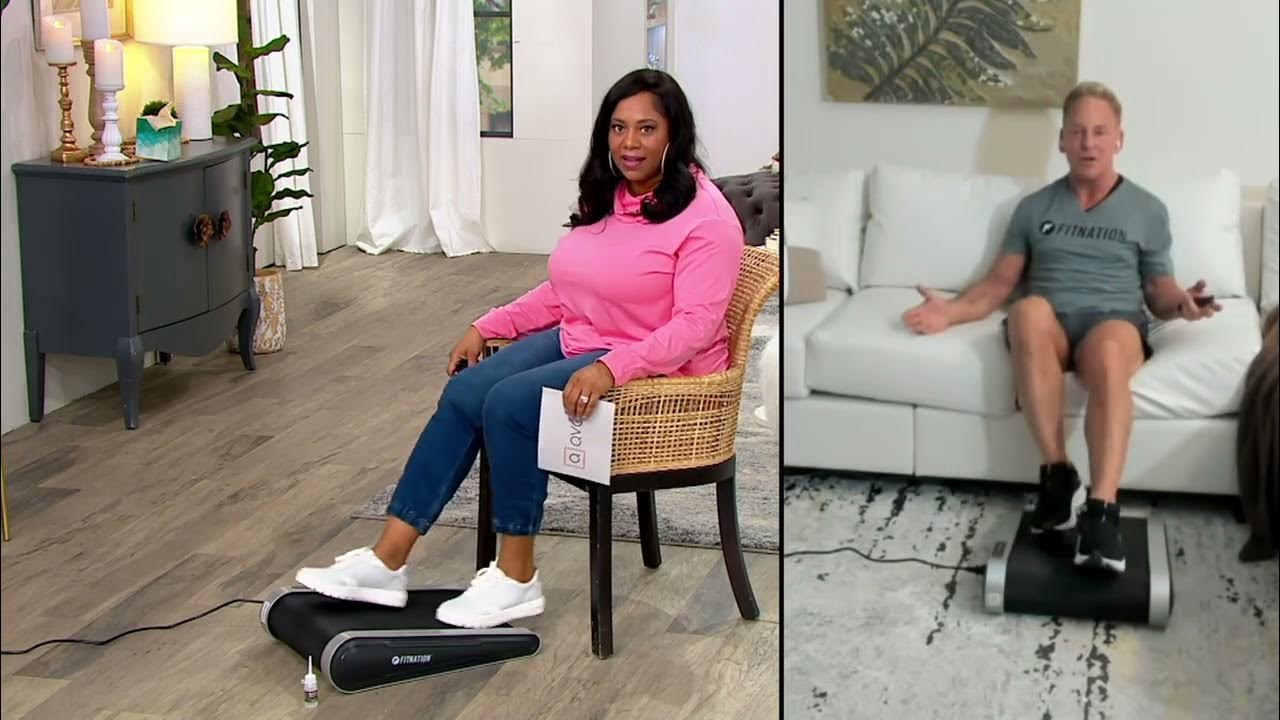 FITNATION Treadwell Compact Portable Treadmill on QVC YouTube