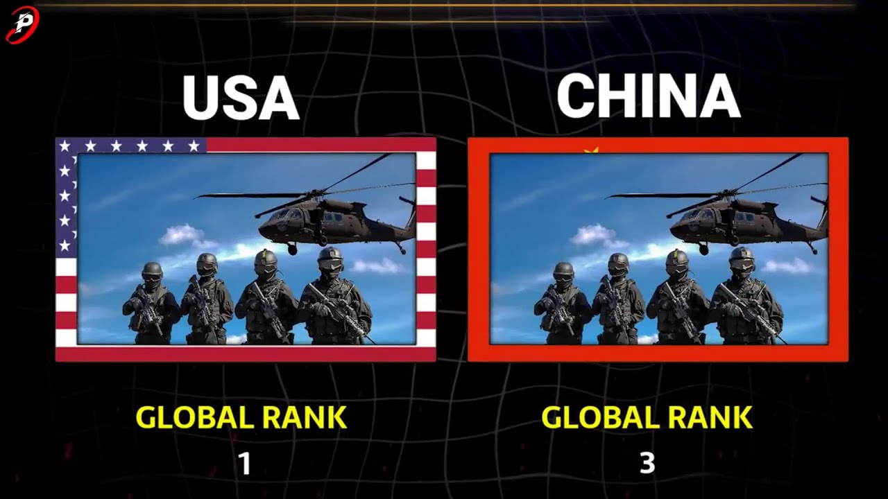 USA vs China Military Power Comparison 2025 | China vs USA Military ...