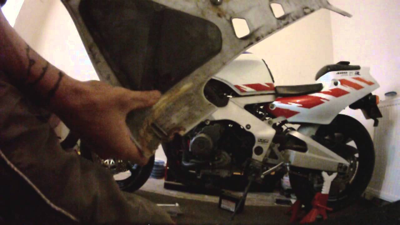 How to repair motorbike fairings YouTube