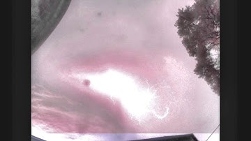 Raspberry Pi Nightlapse - Incoming lightning storm