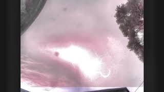 Raspberry Pi Nightlapse - Incoming lightning storm