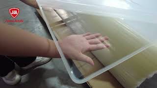 Jumei clear acrylic sheet with PE FILM