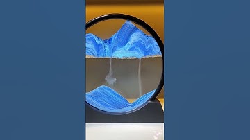 Tranh cát lún chuyển động 3D, tranh thủy tinh HSON nghệ thuật trang trí để bàn decor là... #shorts