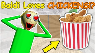 Baldi Loves Chickens Now!? | Baldi Basics Android Mod