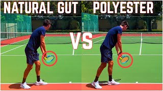 Natural Gut vs Polyester | Tennis String Comparison screenshot 2