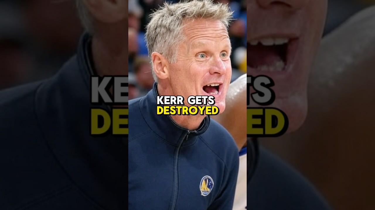 STEVE KERR DESTROYED FOR LYING ABOUT DRAYMOND
