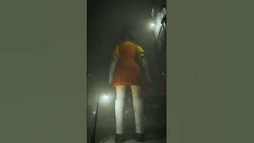 Creepy Squid Game doll #squidgame #creepy #creepydoll #horror #squidgamedoll