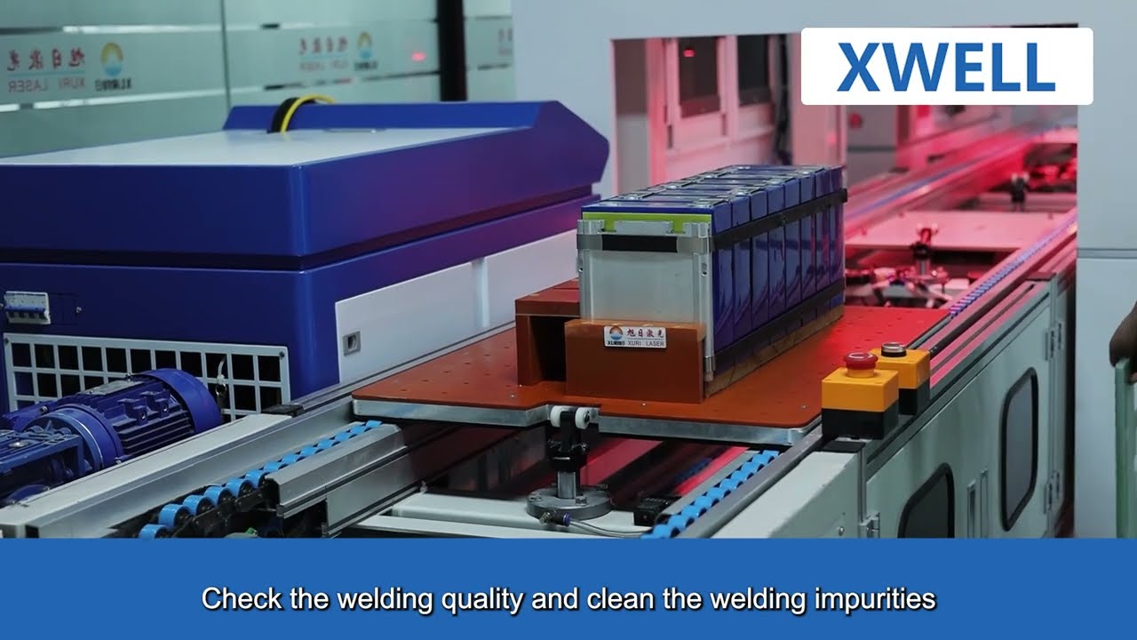 Prismatic battery module and pack assembly line