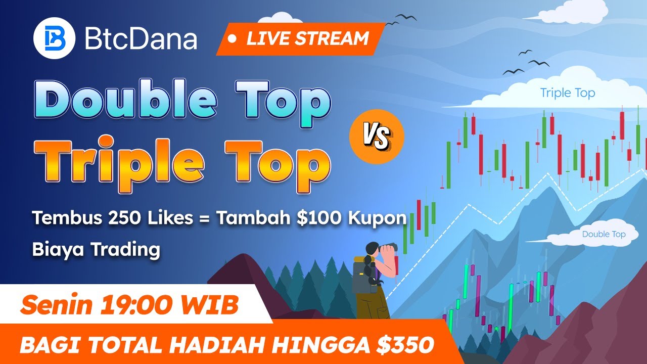 LIVESTREAM by BtcDana Pola Double Top vs Triple Top! YouTube