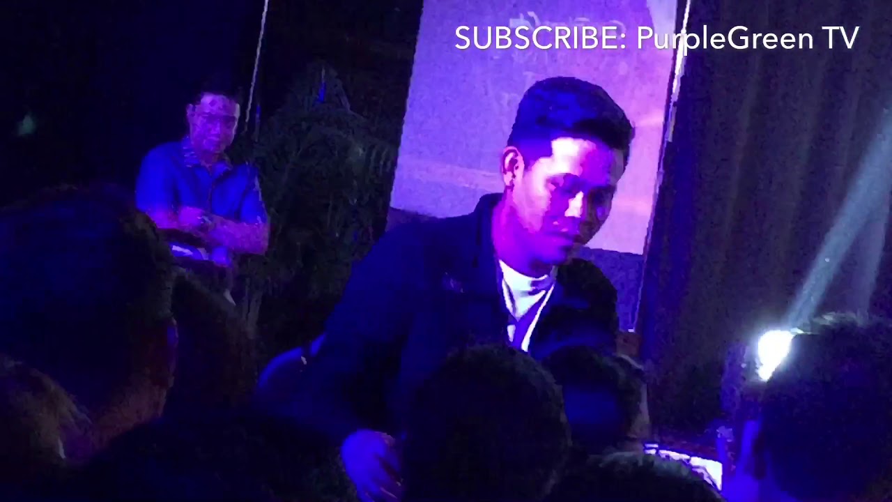 Marcelito Pomoy sings Kahit Ayaw Mo Na by This Band with funny bisaya lyrics at Pagcor Cebu