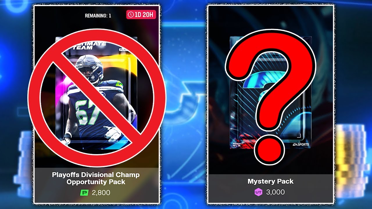 Playoff Packs Are Bad So I Spent 100k Training On Mystery Packs! Madden 26