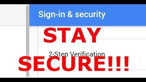 2 Step Verification Tutorial 2016: SECURE YOUR YOUTUBE ACCOUNT!