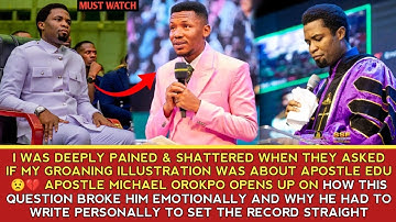 I WAS DEEPLY PAINED WHEN THEY ASKED IF MY GROANING ILLUSTRATION WAS ABOUT APOSTLE EDU😟💔-APOSTLE MIKE